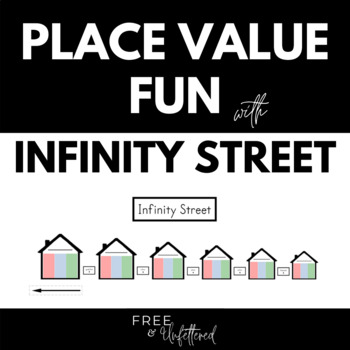 Preview of Montessori Infinity Street: A Place Value Activity with Task Cards