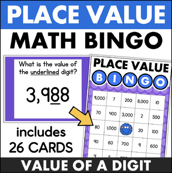 Place Value Game 3Rd Grade Math Bingo For Powerpoint | Value Of A Digit