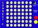 Place Value Game Addition to 20- Connect 4