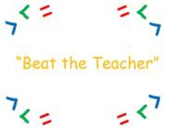 Preview of Place Value Game- Beat the Teacher