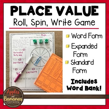 Preview of Place Value Game FREEBIE