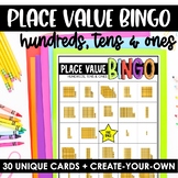 Place Value Game - Hundreds Tens and Ones Base Ten Block Review