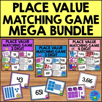 Place Value Game MEGA Bundle | Place Value Review Activity | TPT