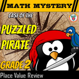 Place Value Game Math Mystery Activity - 2nd Grade - Expan