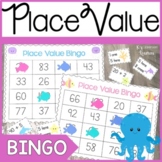 Place Value Game for 1st Grade - Ocean Math BINGO