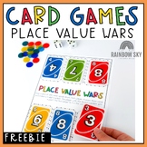 Place Value Game using UNO cards | Place Value Math Centers
