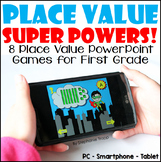 Place Value PowerPoint Games for First Grade