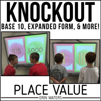 Preview of Place Value Games - Base 10 and Expanded Form - Knockout