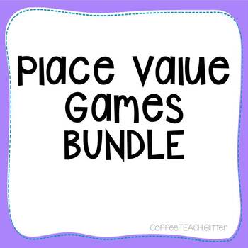 Preview of Place Value Games & Digital Task Cards BUNDLE
