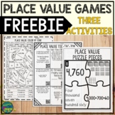 Place Value Games FREEBIE