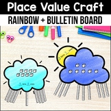 Place Value Games Weather Cloud Rainbow Math Craft Bulleti