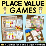 Place Value Games for 2 and 3 Digit Numbers