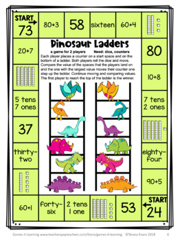 Place Value Tens and Ones Top-it Game