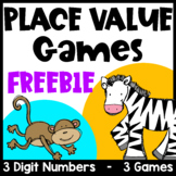 Free Place Value Games for 3 Digit Numbers with Hundreds, 
