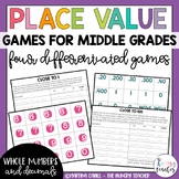 Place Value Games for Middle Grades