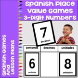 Place Value Games with 3 Digits - Spanish - Math Games and