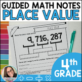Place Value Guided Math Notes - Printables - Math Notebook