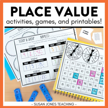 Place Value Activities for First Grade! by Susan Jones | TpT