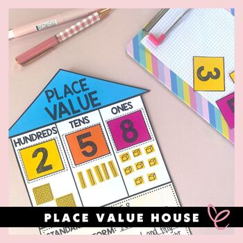 Preview of Place Value House | Craftivity | Place Value Activity