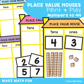 Preview of Place Value Houses - 2 digit Numbers