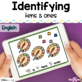 Place Value | Identifying Tens & Ones | BOOM CARDS | Dista