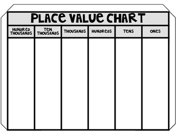 Preview of Place Value Interactive Journal