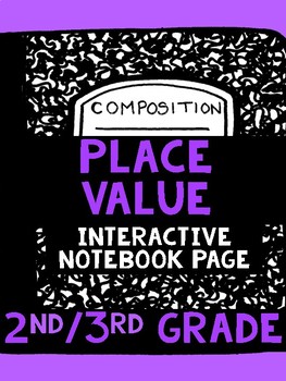 Preview of Place Value Interactive Notebook Page