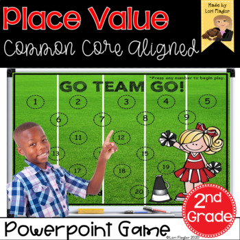 Preview of Place Value Interactive Math Game Second Grade Edition