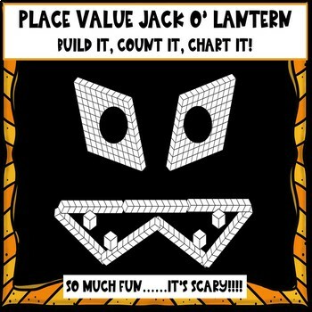 Preview of Place Value Halloween Activity | LOW PREP Math Craft | 2nd and 3rd Grade