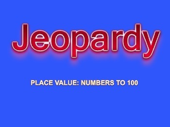 Preview of Place Value Jeopardy Interactive Powerpoint