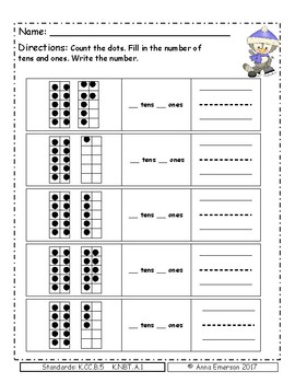 place value kindergarten winter theme by anna emerson tpt