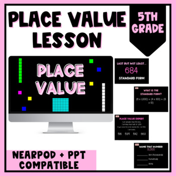 Preview of Place Value Lesson Slides | 5th Grade | Nearpod & PPT