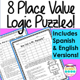 Place Value Logic Puzzles for Critical Thinking! Includes 