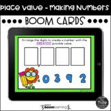 Place Value Making Numbers Boom Cards™ - Digital Task Cards
