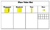 Place Value Mat to 1,000