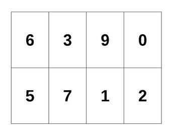 Preview of Place Value Matching to the Thousands