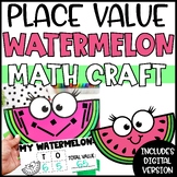 Place Value Math Activity | Watermelon Math Craft