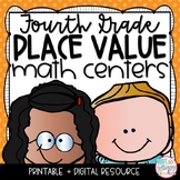 Place Value Math Centers FOURTH GRADE