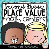 Place Value Math Centers SECOND GRADE