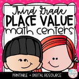 Place Value Math Centers THIRD GRADE