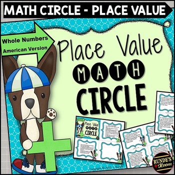 Preview of Place Value Whole Numbers Math Circle Activity