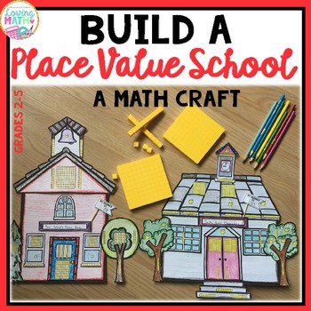 Preview of Place Value Craft - Back to School Math Craft