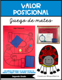 Place Value Math Game (SPANISH)/Valor Posicional