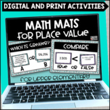 Place Value Math Mats for Upper Grades Printable and Digital