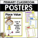 Place Value Math Posters for Kindergarten & First Grade