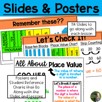 Place Value Math Rotations Unit (4.NBT.1-4.NBT.2) by Fantastically