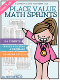 Place Value Math Sprints (Grades 3 to 6)