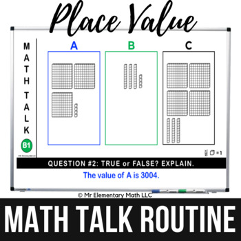 Preview of 3rd Grade Daily Math Warm Up and Morning Work - Place Value Worksheets