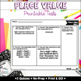 5th Grade Place Value | Math Tests