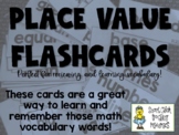 Place Value - Math Vocabulary Cards